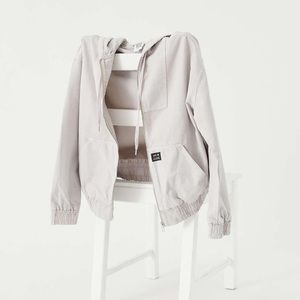 BDG Skate Hooded Zip Front Jacket